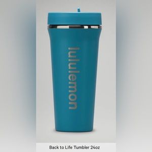 NWT Lululemon Back To Life Tumbler 24oz Teal Blue Color